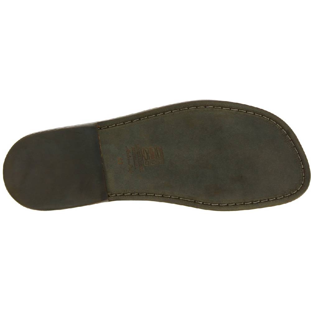 Lartigiano Del Cuoio Sandali uomo in pelle color fango fatti a mano in Italia Fino al 65% di sconto