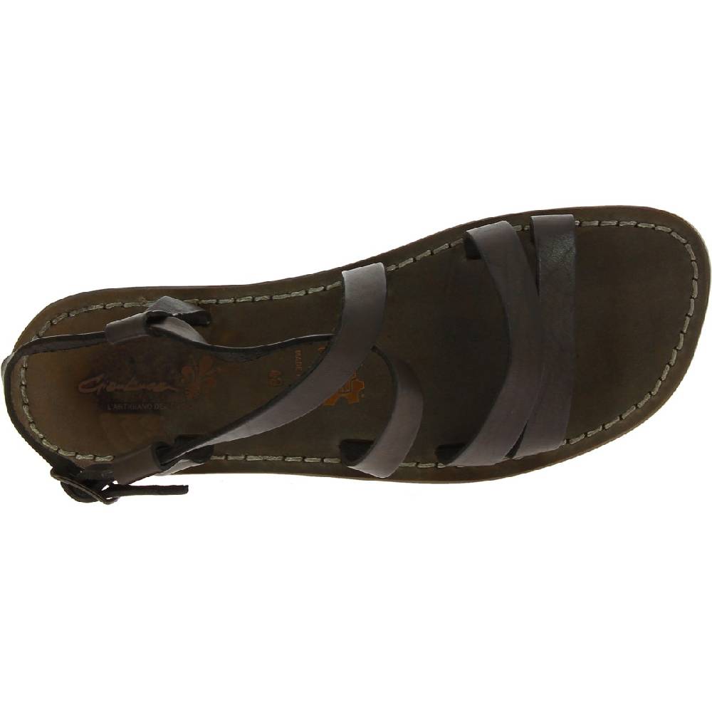 Lartigiano Del Cuoio Sandali uomo in pelle color fango fatti a mano in Italia Fino al 65% di sconto