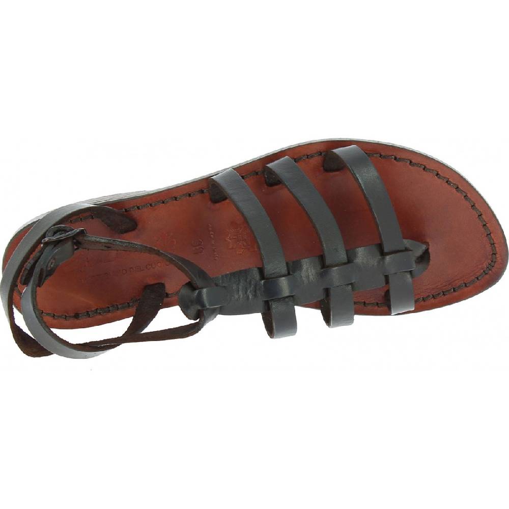 Lartigiano Del Cuoio Sandali gladiatore donna in pelle marrone fatti a mano in Italia 50% di sconto con spedizione gratuita