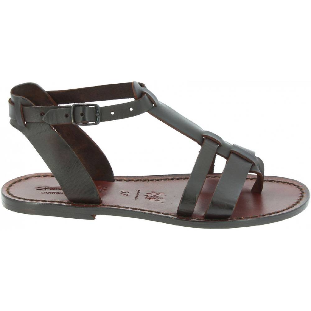 Lartigiano Del Cuoio Sandali gladiatore da donna in pelle Testa di moro Italy