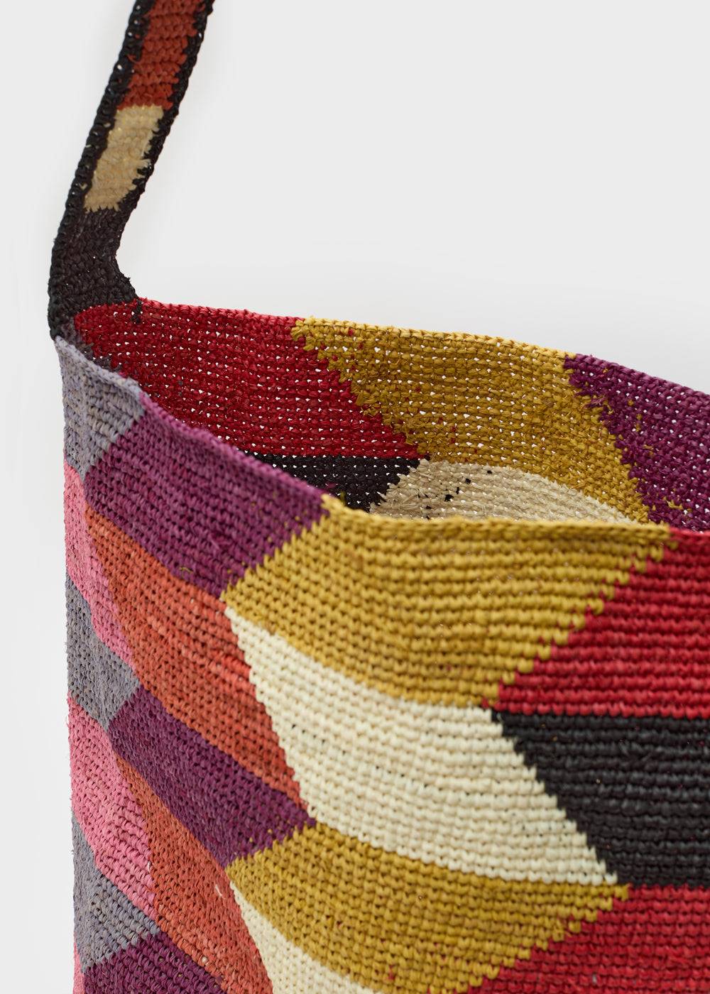﻿Nalí SUKY BAG IN MULTI RAFFIA + COLORS In Saldo