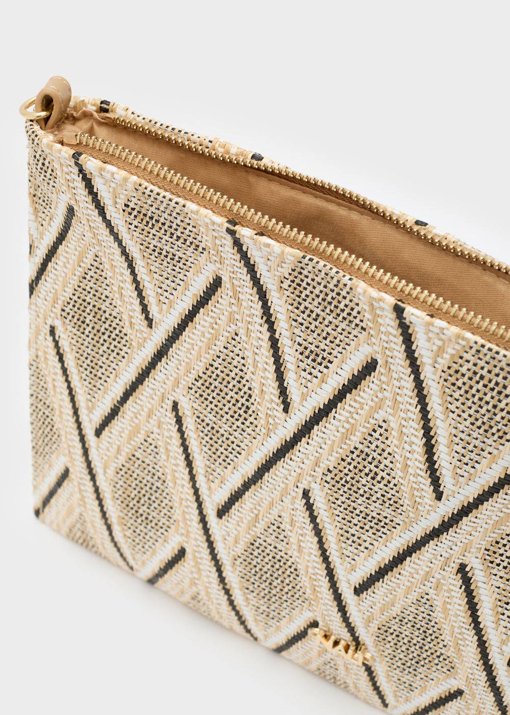 Nalí RITA POUCH IN STRAW + COLORS Moda