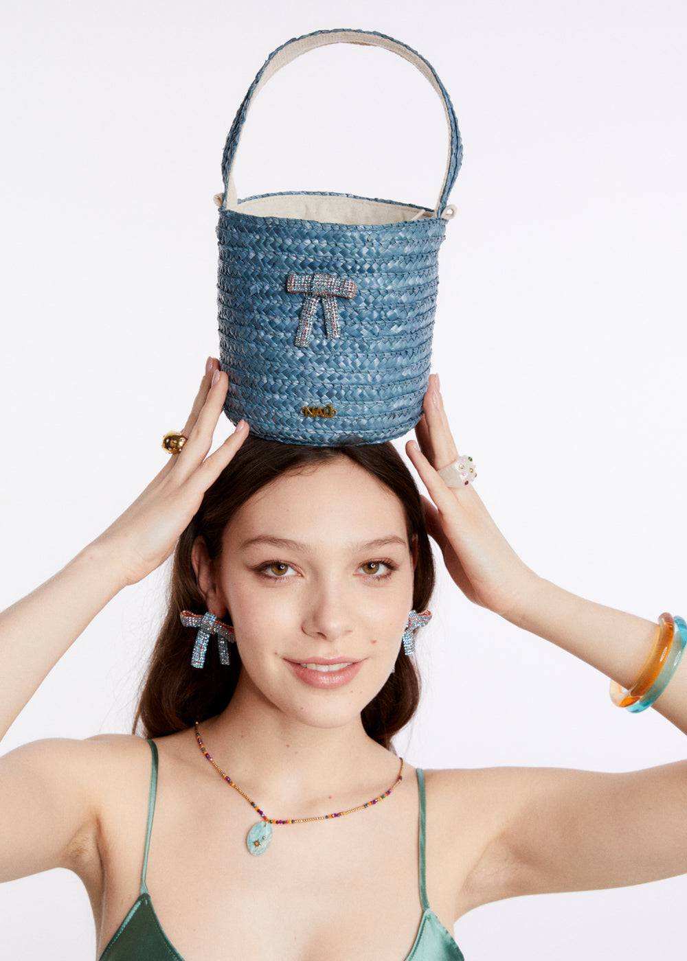 Nalí SAMI BUCKET BAG BOW + COLORS Italy