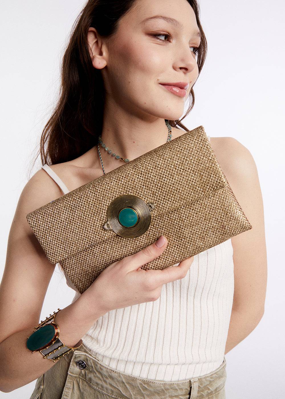 Nalí LIRIKA POUCH W/ NATURAL STONE + COLORS 2025