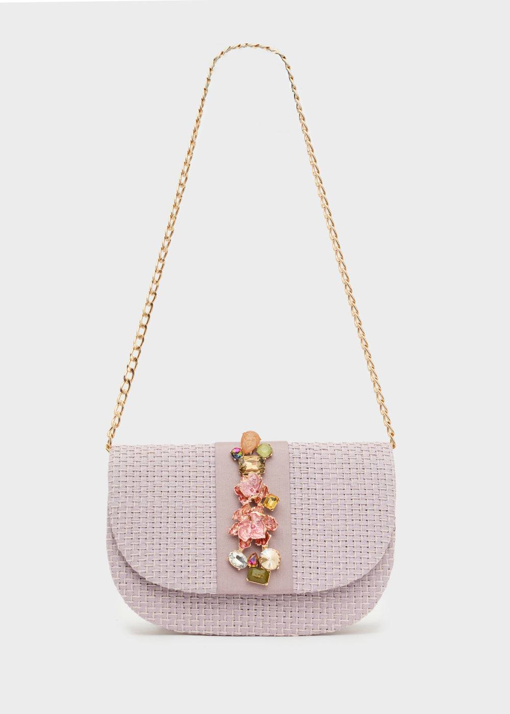 Nalí CARLA CLUTCH W/ FLOWER CLOSURE + COLORS Qualità