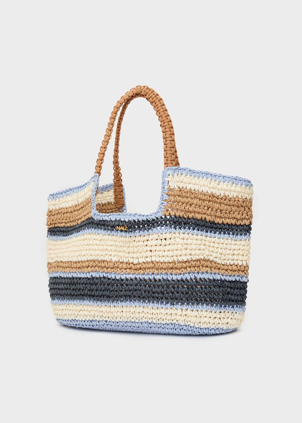 Nalí NANA BAG IN RAFFIA + COLORS Vendita