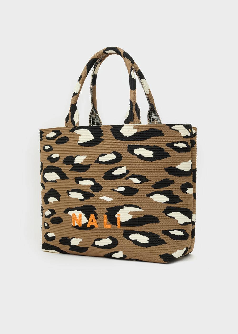 Nalí MELANY SHOPPER BAG IN FABRIC + COLORS Fino Al -60%