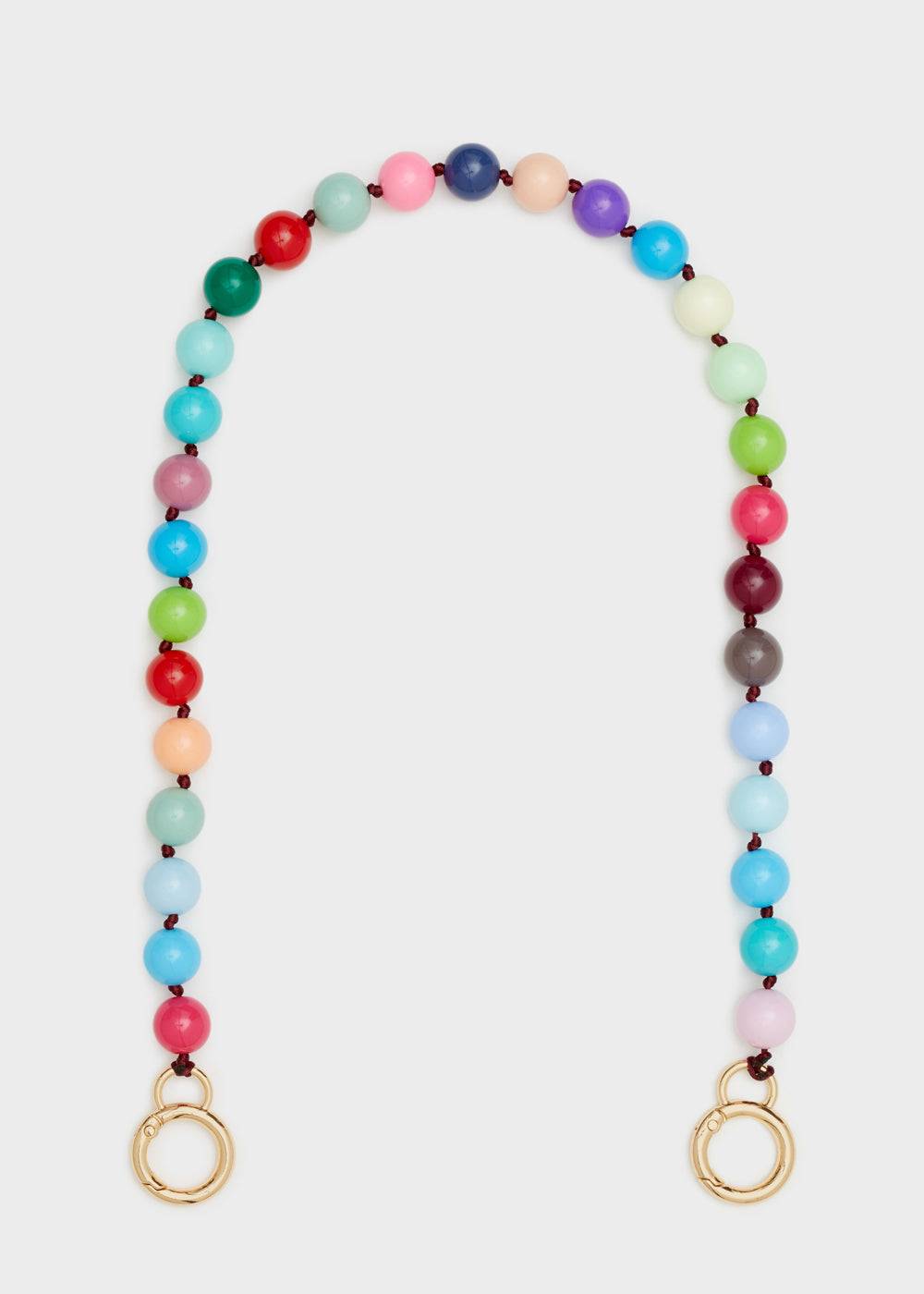 Nalí SHORT STRAP W/ RESIN BEADS + COLORS In Vendita