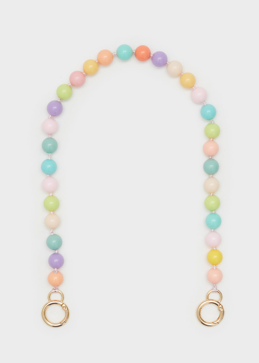 Nalí SHORT STRAP W/ RESIN BEADS + COLORS In Vendita