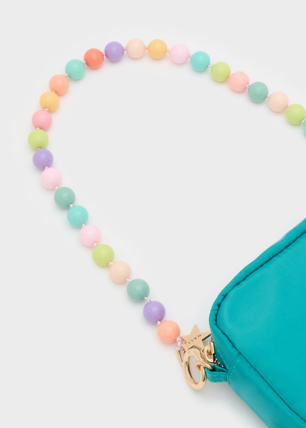 Nalí SHORT STRAP W/ RESIN BEADS + COLORS In Vendita