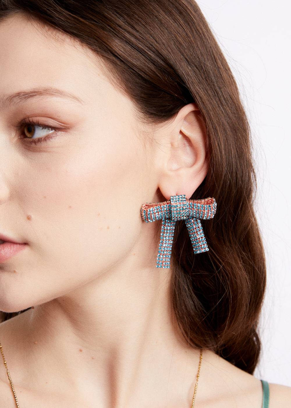 Nalí BOWS EARRINGS W STONES + COLORS 50% di sconto con spedizione gratuita