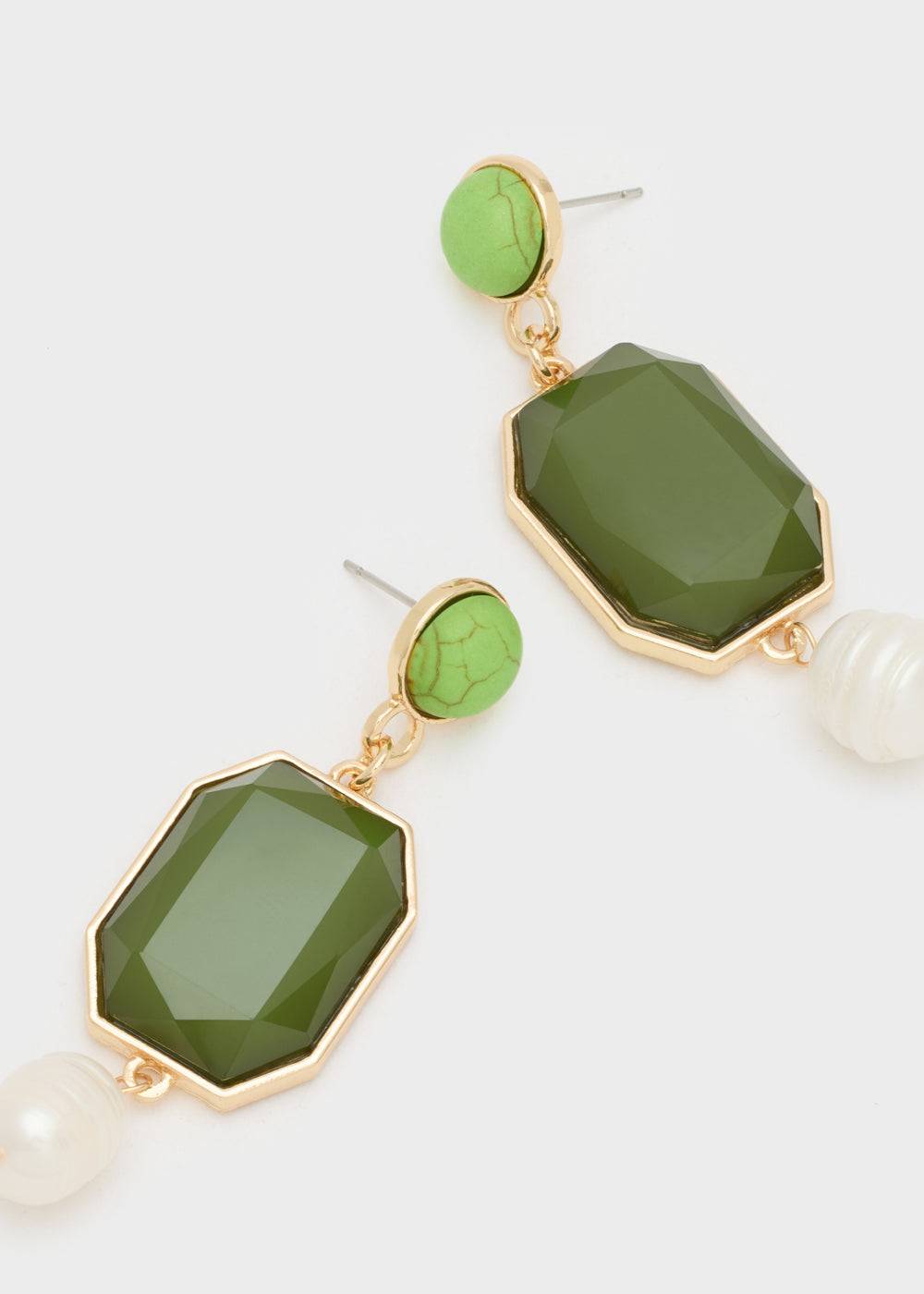 Nalí BRINA EARRINGS WITH PENDANT + COLORS Vendita