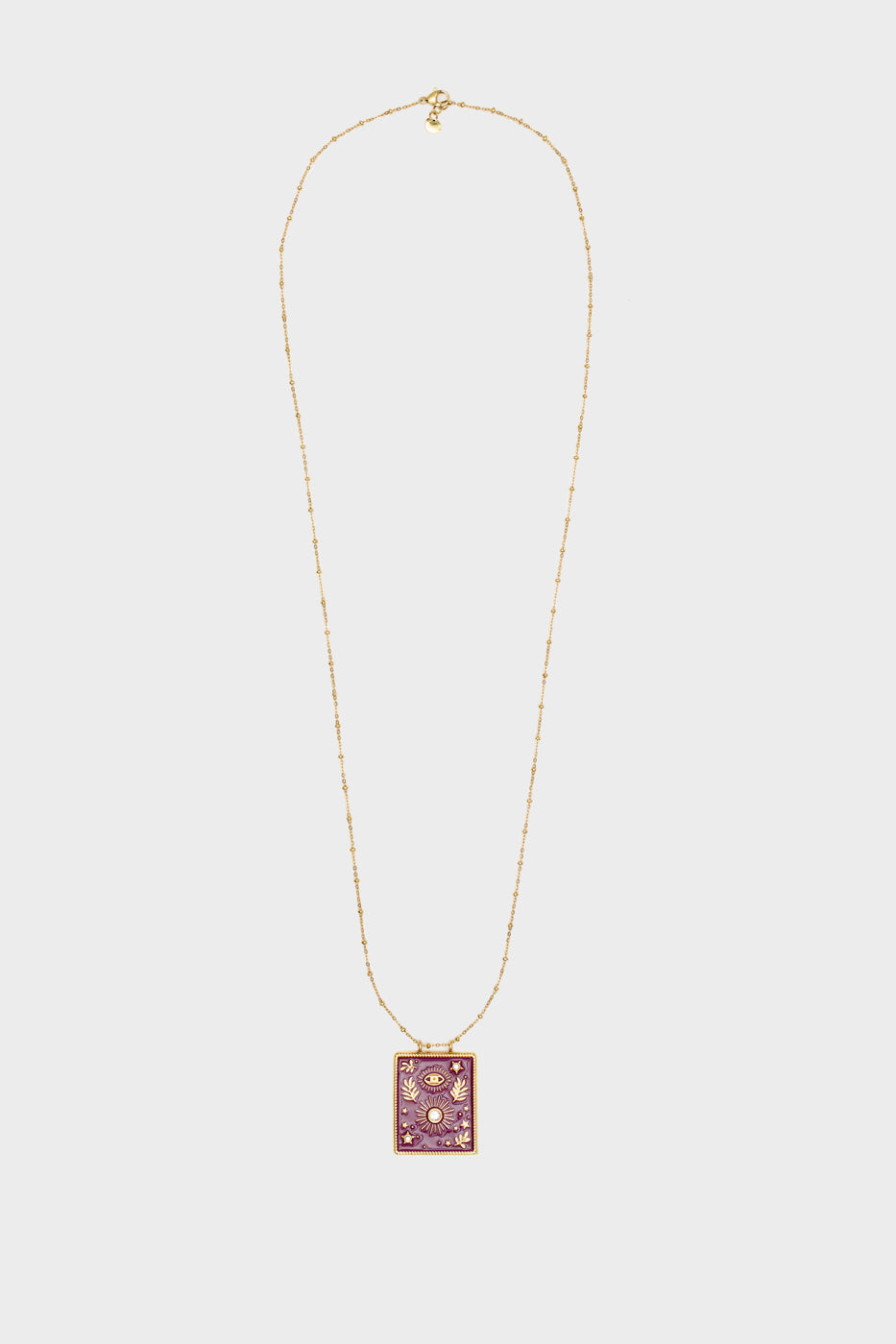 Nalí S.STEEL SOLE BIG NECKLACE GOLD + COLORS Fino Al -60%