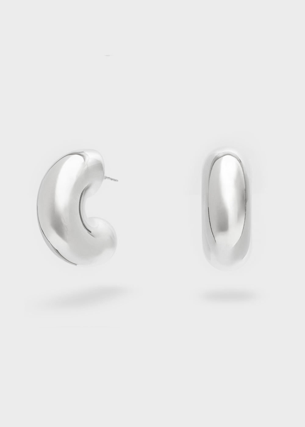 Nalí BIBI CHUNKY EARRINGS S.STEEL 14K G. PLAT. + COLORS Affare Del Giorno