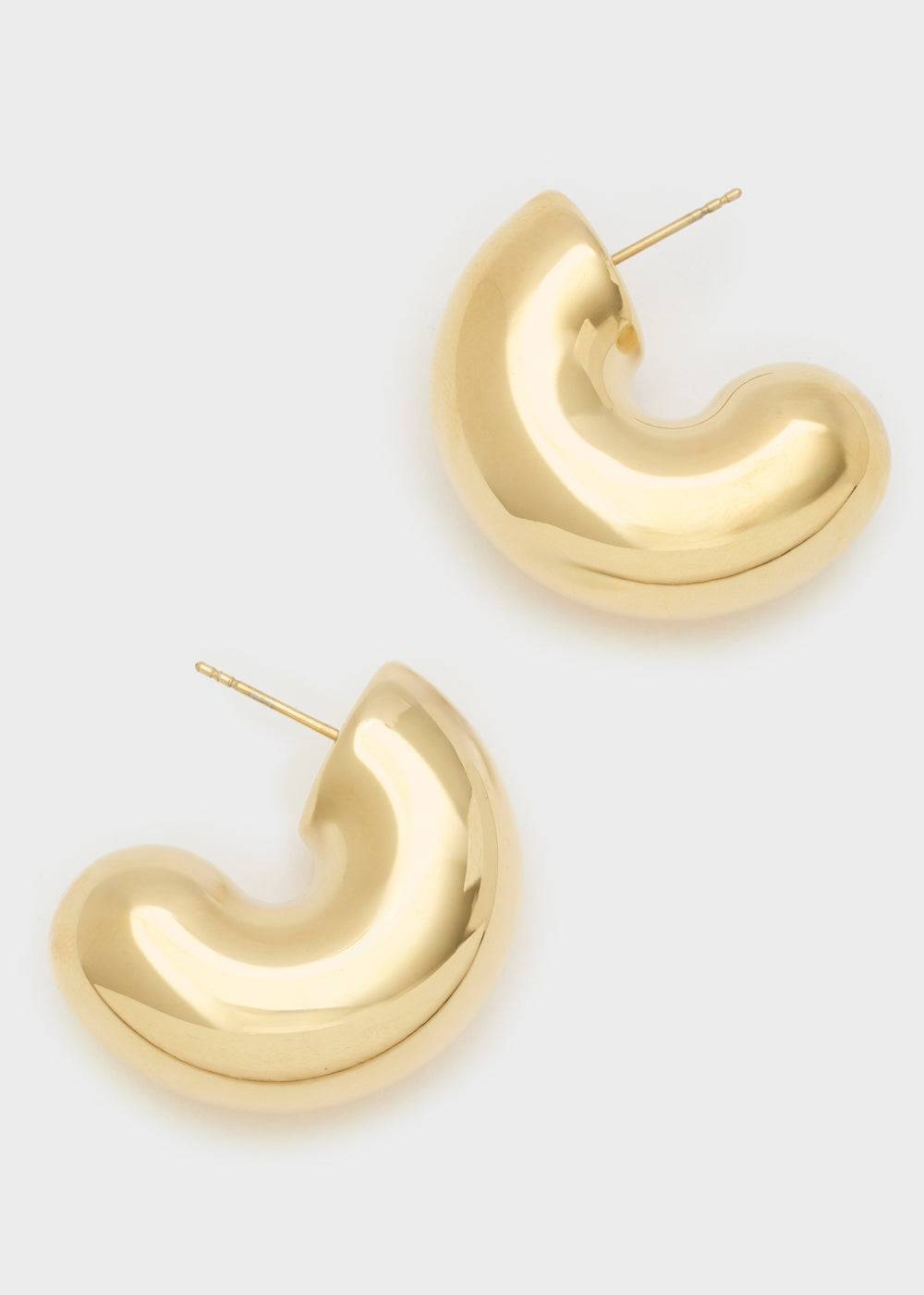 Nalí BIBI CHUNKY EARRINGS S.STEEL 14K G. PLAT. + COLORS Affare Del Giorno