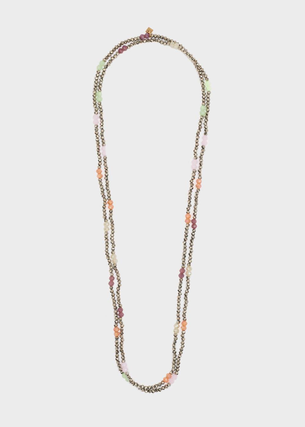 Nalí AURA LONG NECKLACE W/ BEADS + COLORS Prezzo Ridotto