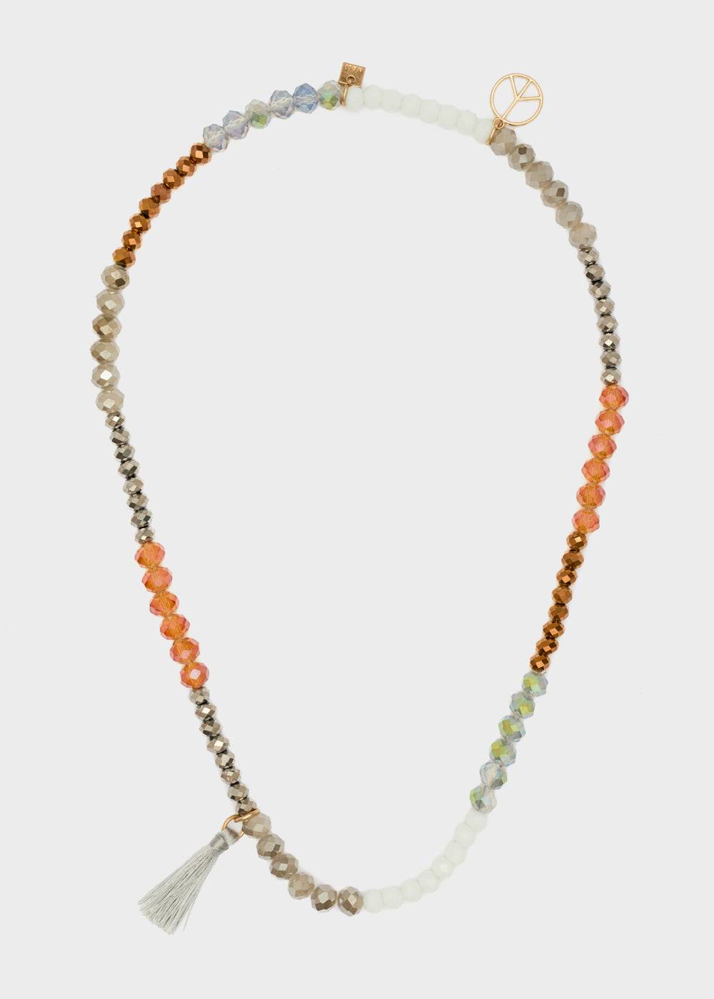 Nalí MARIN NECKLACE W/ BEADS + COLORS Sottocosto