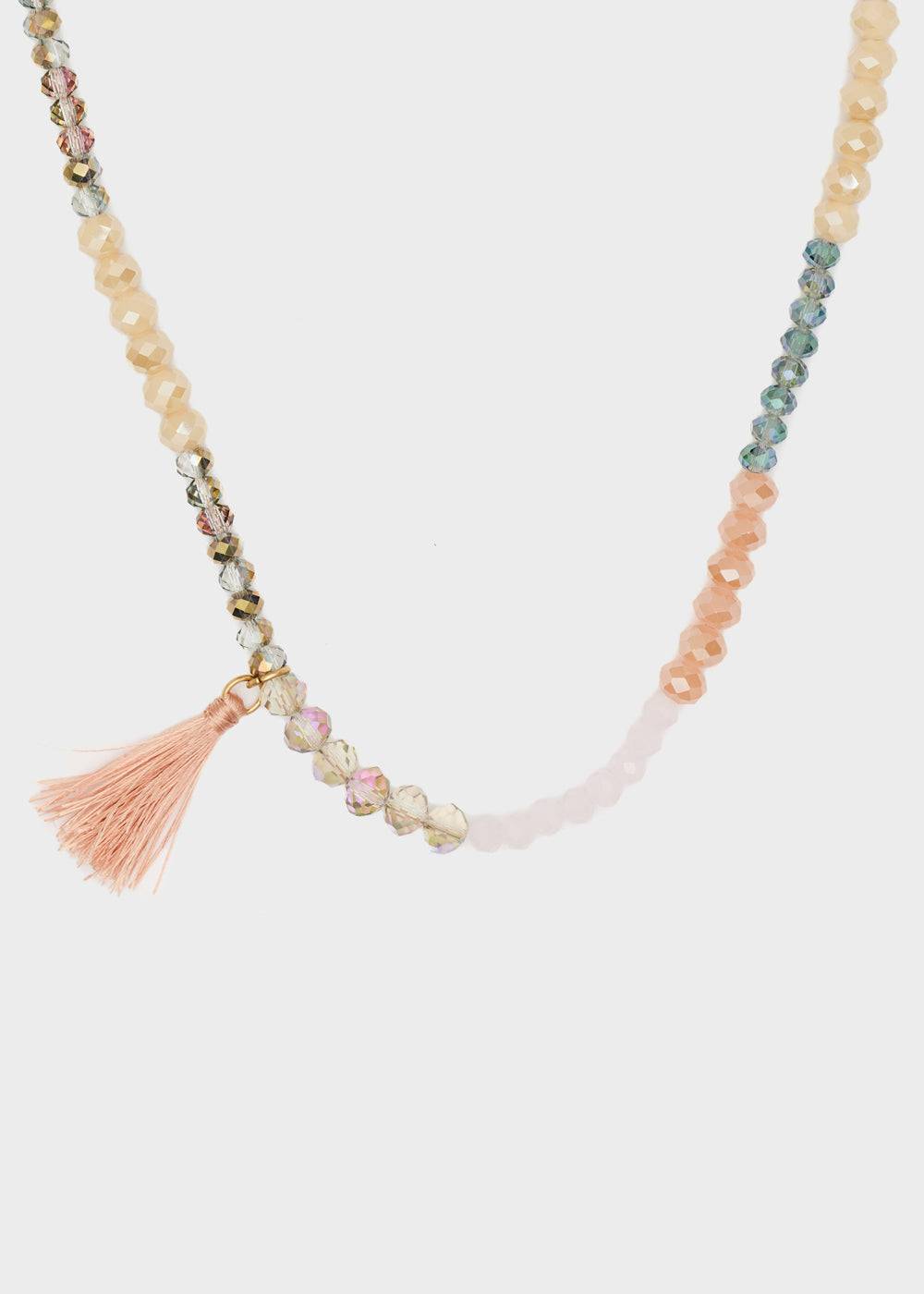Nalí MARIN NECKLACE W/ BEADS + COLORS Sottocosto