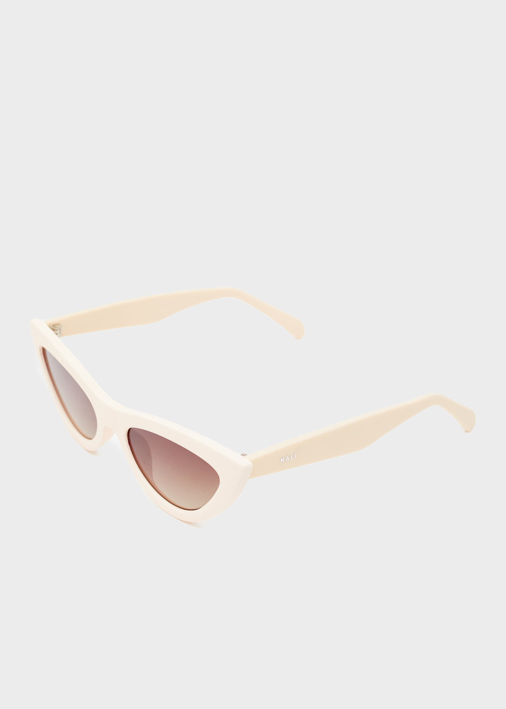 Nalí LORI CAT-EYE SUNGLASSES IN BEIGE Moda
