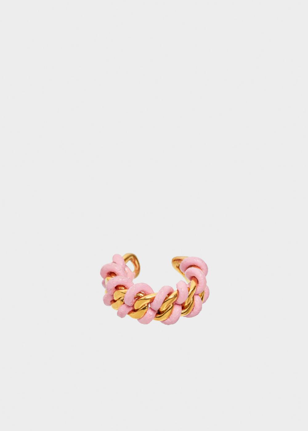 Nalí LYNDIS GROUMETTE RING IN GOLD AND PINK 2025