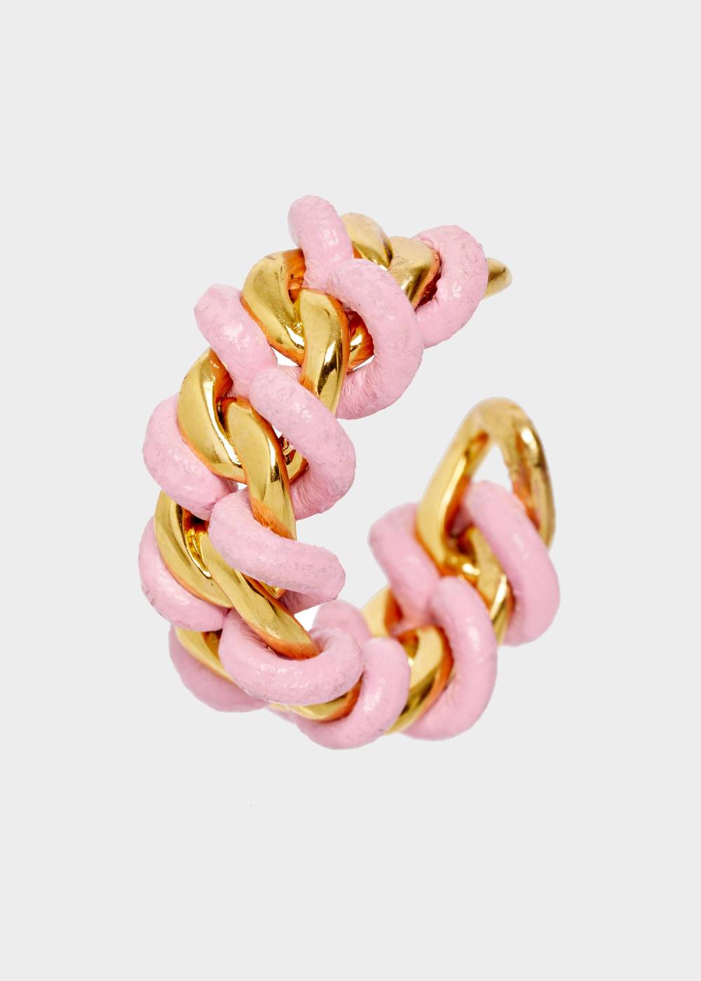 Nalí LYNDIS GROUMETTE RING IN GOLD AND PINK 2025