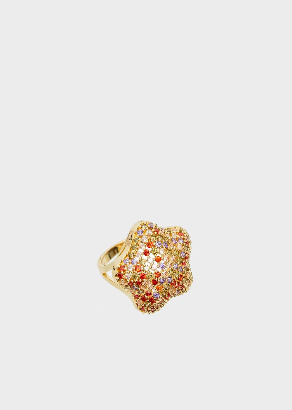 Nalí MABEL STAR RING W/ MULTICOLOR ZIRCONS Convenienza
