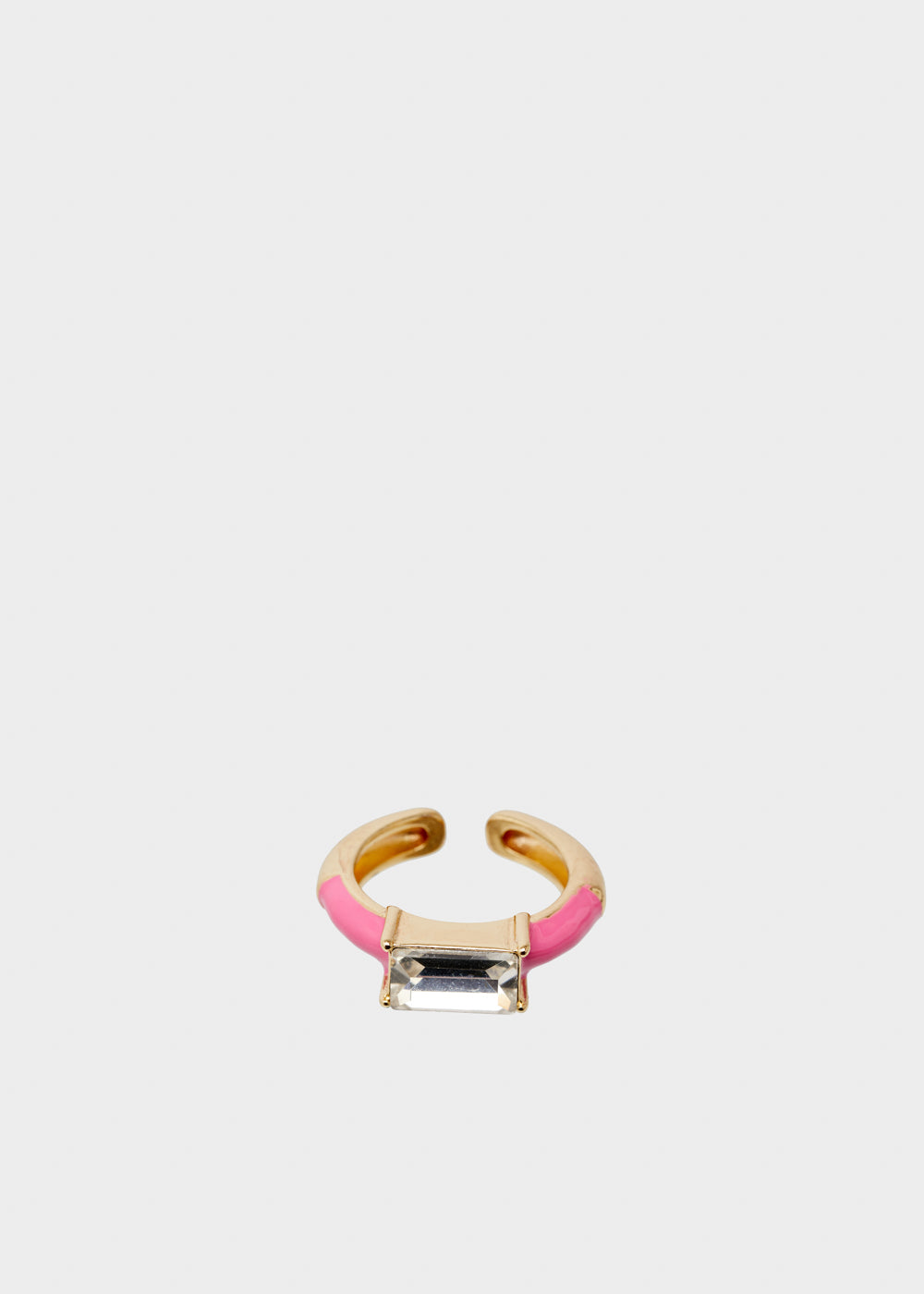 Nalí GLORIA ADJUSTABLE PINK RING W/ STONE Novità