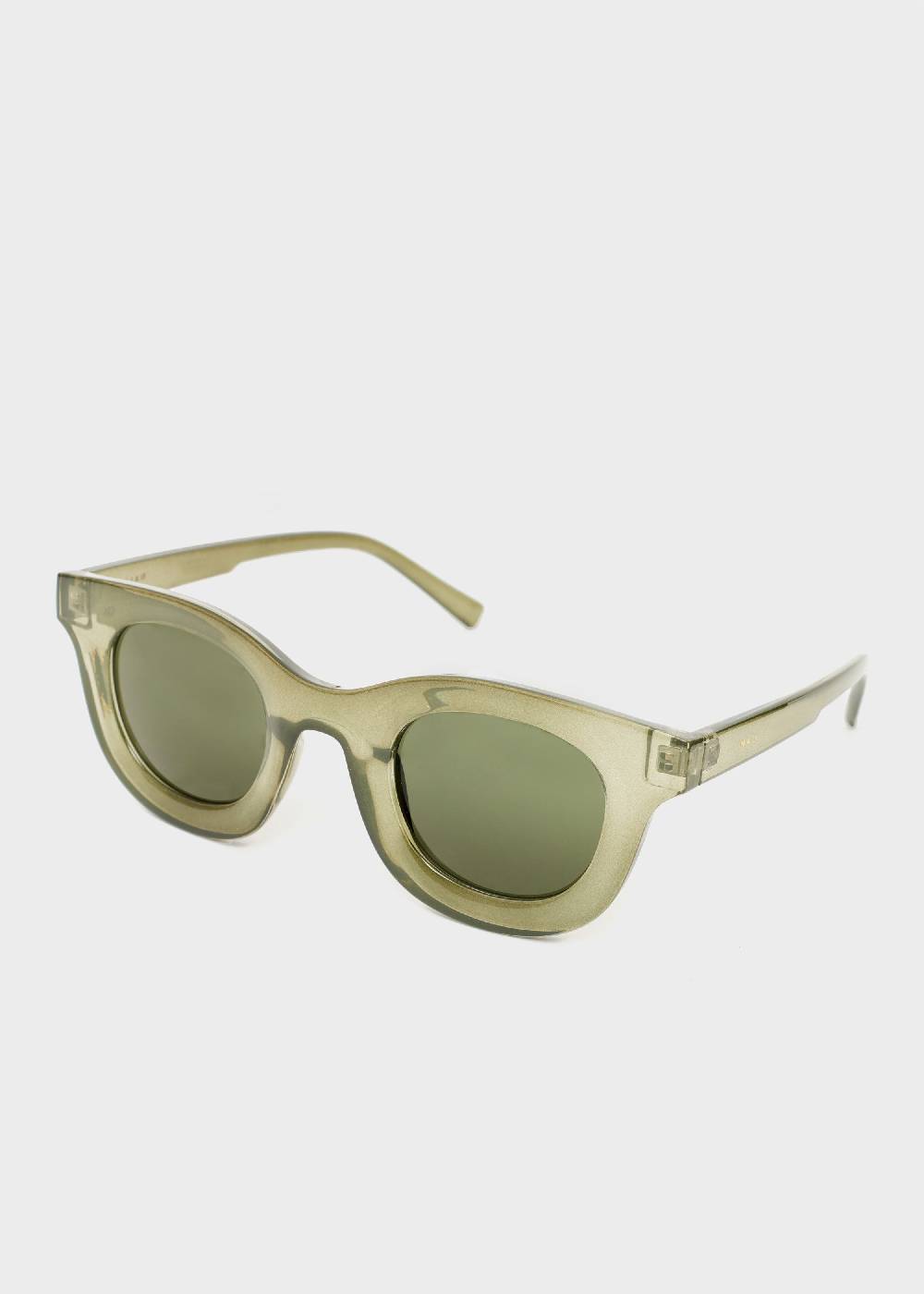 Nalí KIRA ROUND SUNGLASSES IN GREEN Economico