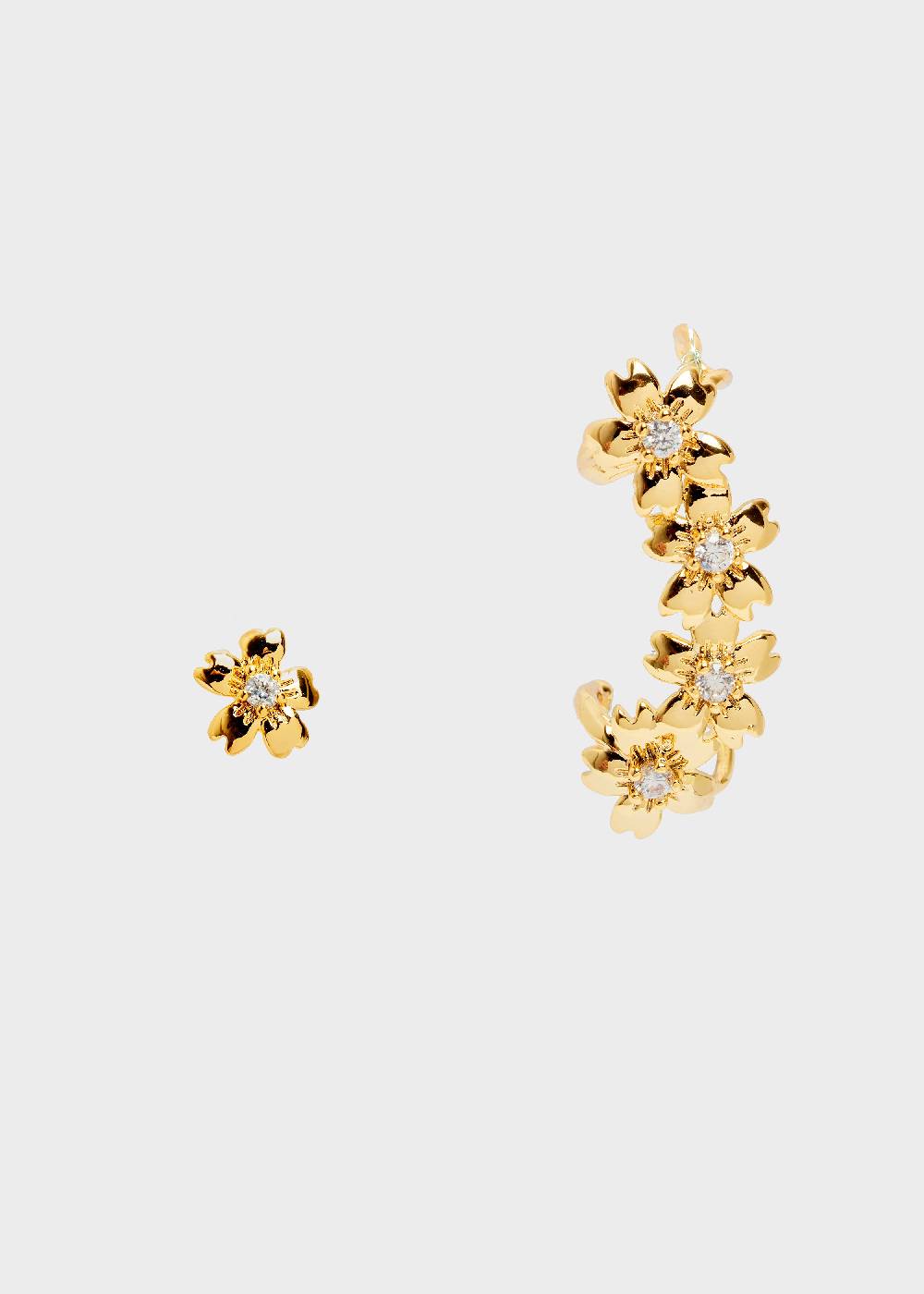 Nalí EARRINGS WITH ZIRCON FLOWERS Offerte