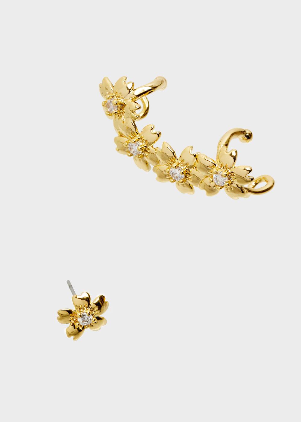 Nalí EARRINGS WITH ZIRCON FLOWERS Offerte
