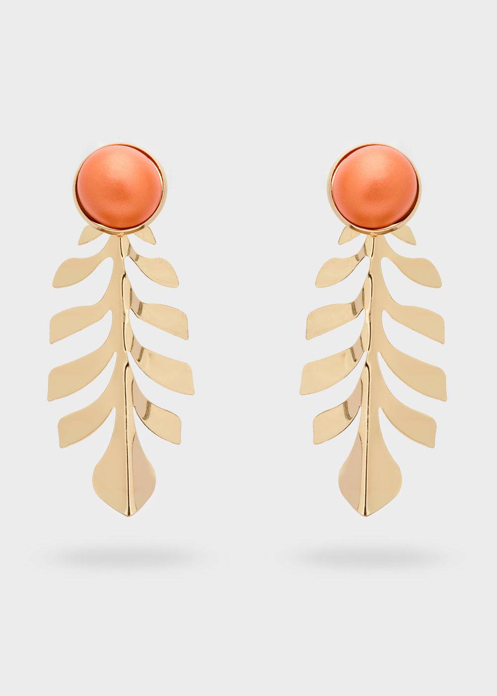 Nalí SANTORINI LONG EARRINGS W/ PEARL + COLORS Moda