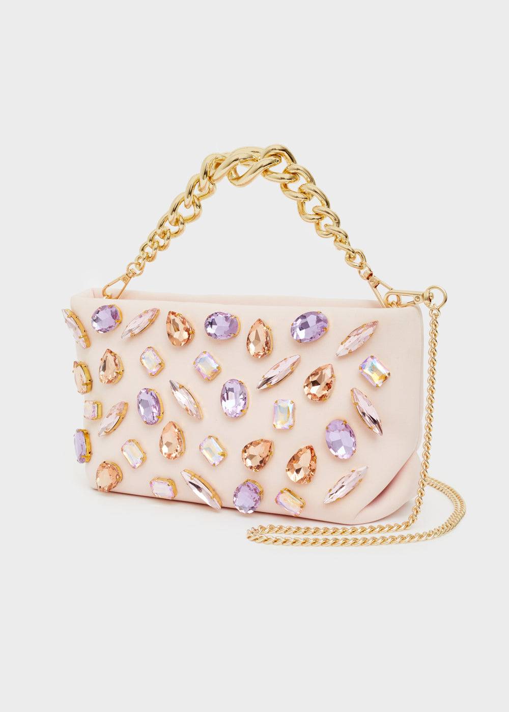 Nalí ANGIE BAG IN NEOPRENE W/ STONES + COLORS Spedizione Gratuita