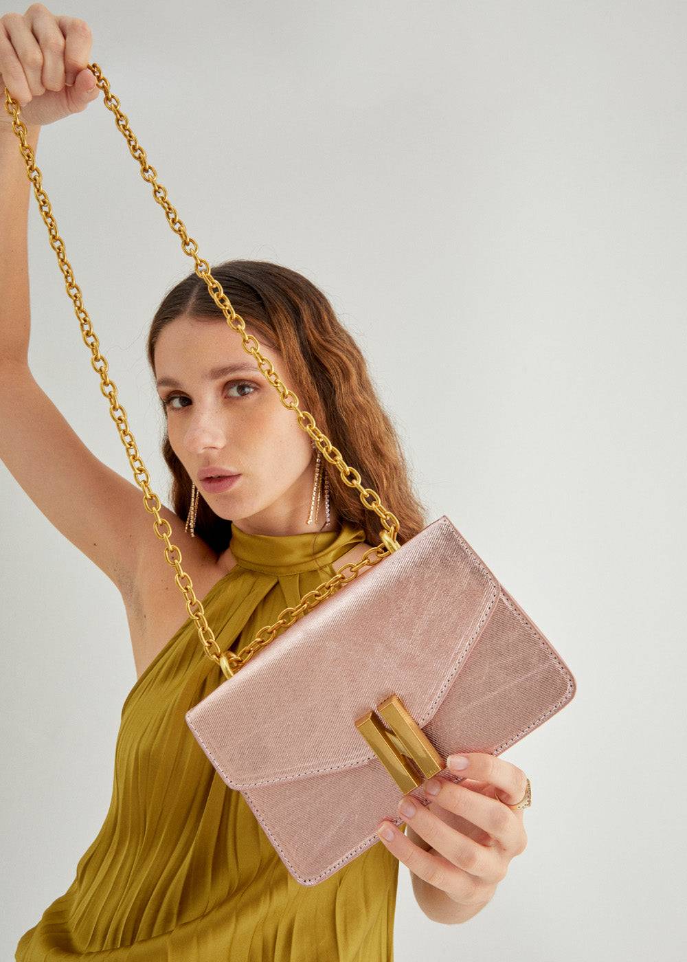 Nalí NATASHA CROSS-BODY BAG METAL + COLORS Prezzo Ridotto