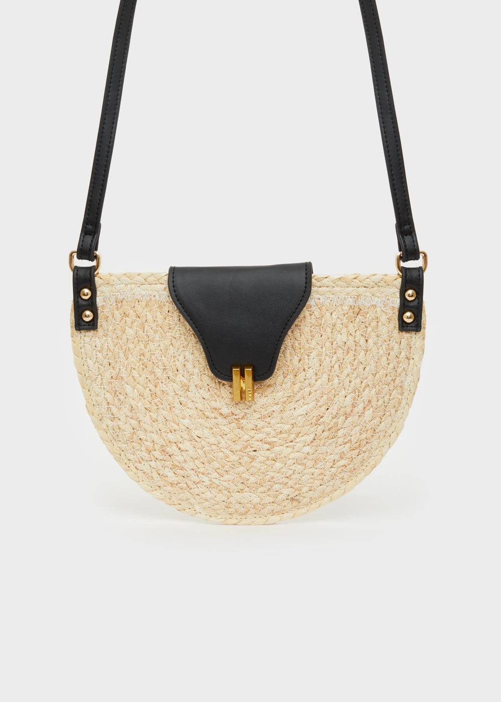 Nalí LAURYN SMALL STRAW BAG NATURAL COLOR In Vendita