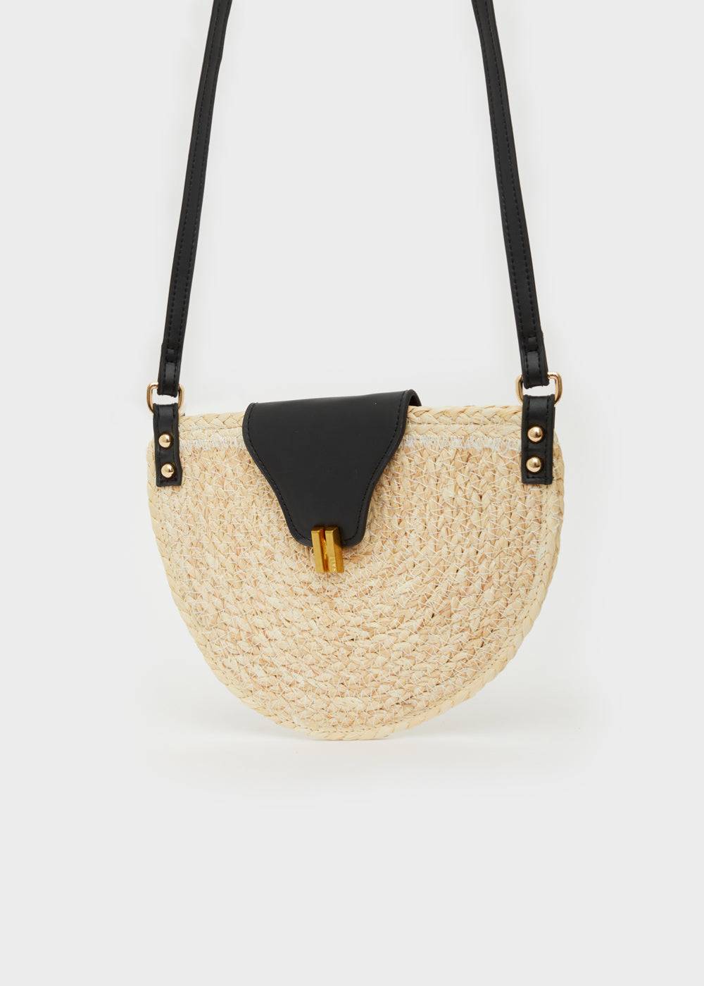 Nalí LAURYN SMALL STRAW BAG NATURAL COLOR In Vendita