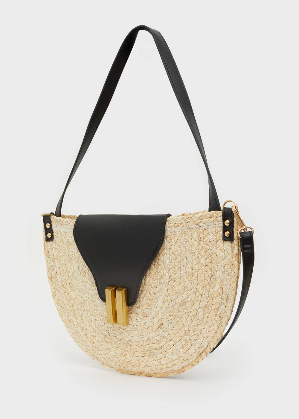 Nalí LAURYN STRAW BAG NATURAL COLOR Saldi
