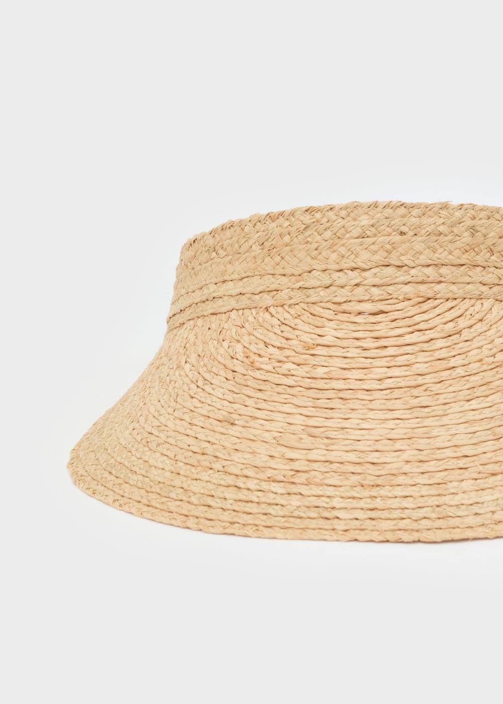 Nalí VISOR HAT IN NATURAL RAFFIA In Saldo