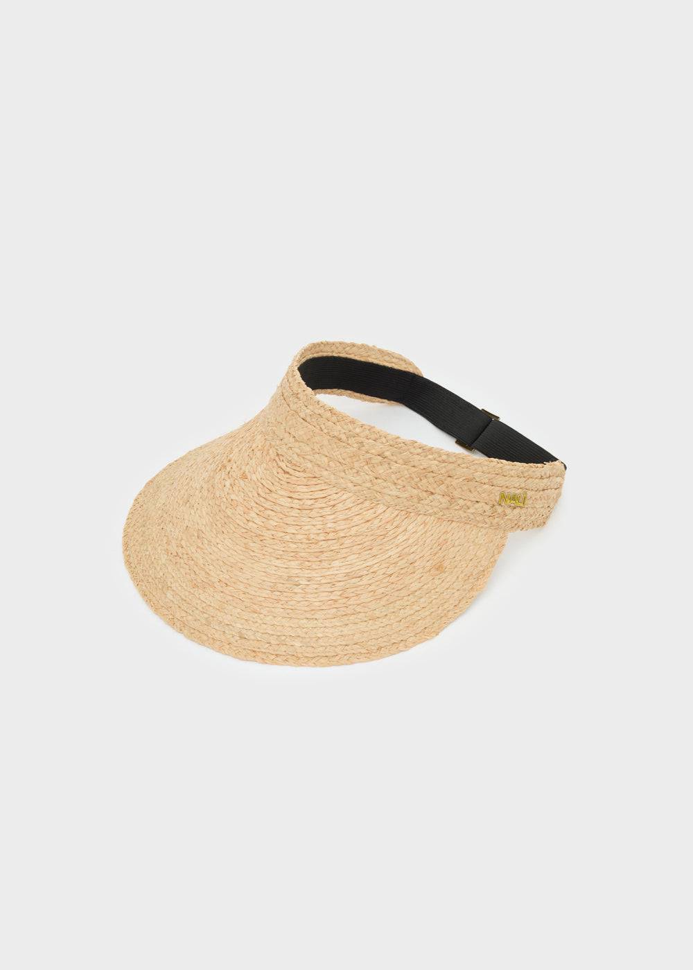 Nalí VISOR HAT IN NATURAL RAFFIA In Saldo