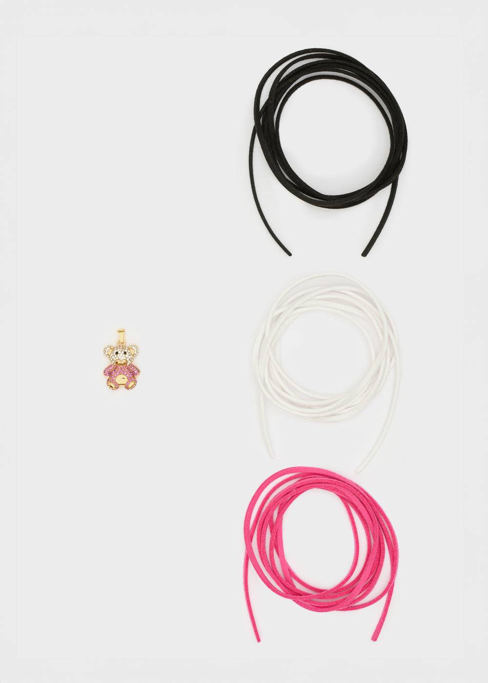 Nalí TEDDY NECKLACE SET W/ FUCHSIA TEDDY CHARM Shopping Online