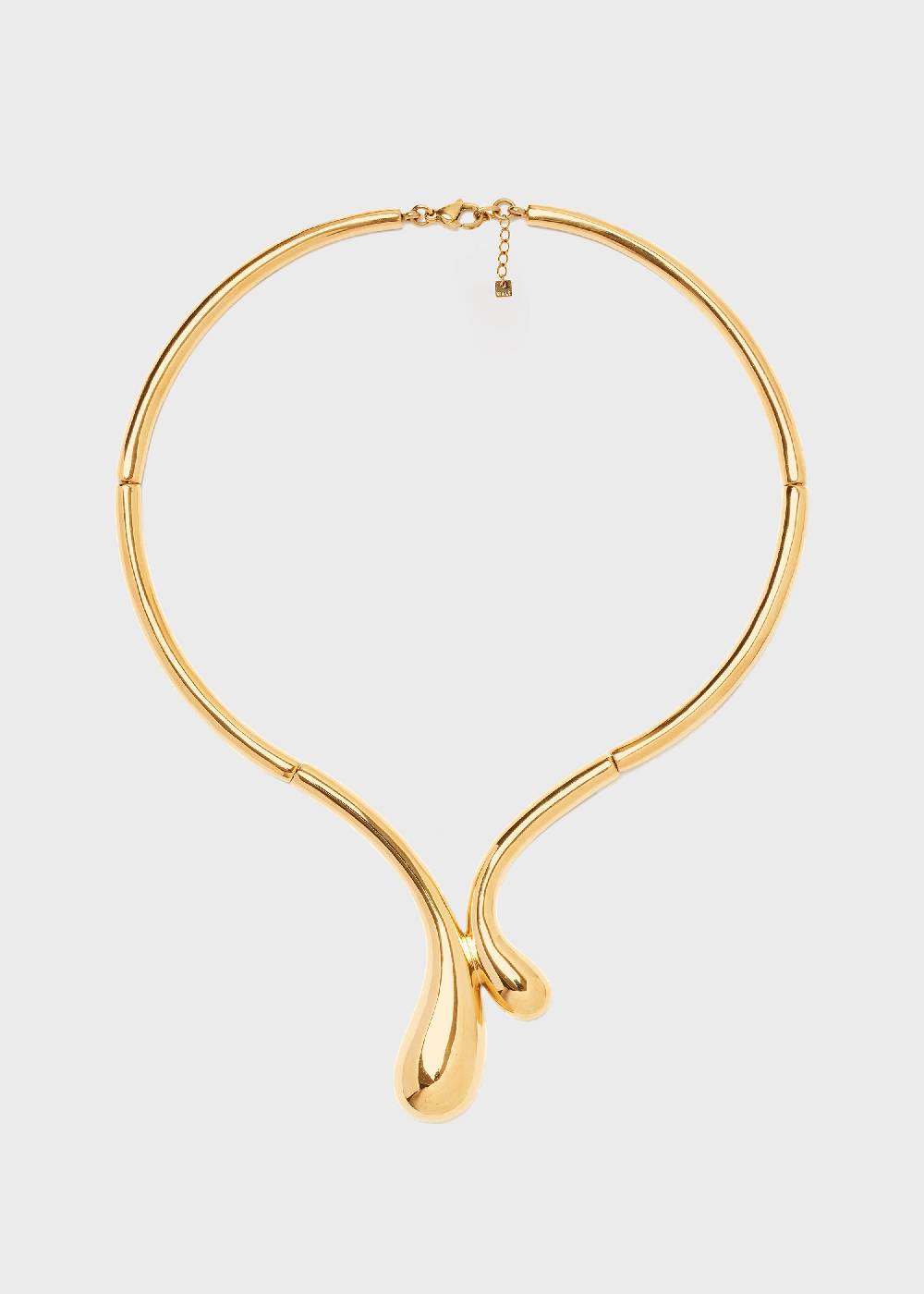 Nalí STAIN. STEEL SNAKE NECKLACE IN GOLD Saldi