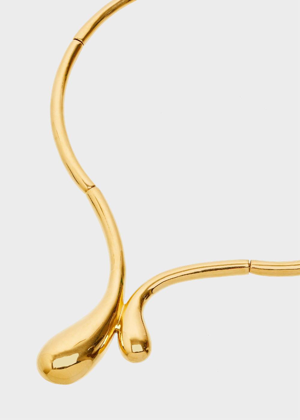 Nalí STAIN. STEEL SNAKE NECKLACE IN GOLD Saldi