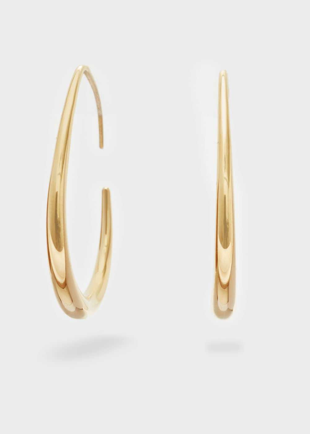 Nalí S.STEEL ARIA OVAL EARRINGS + COLORS Vendita Calda