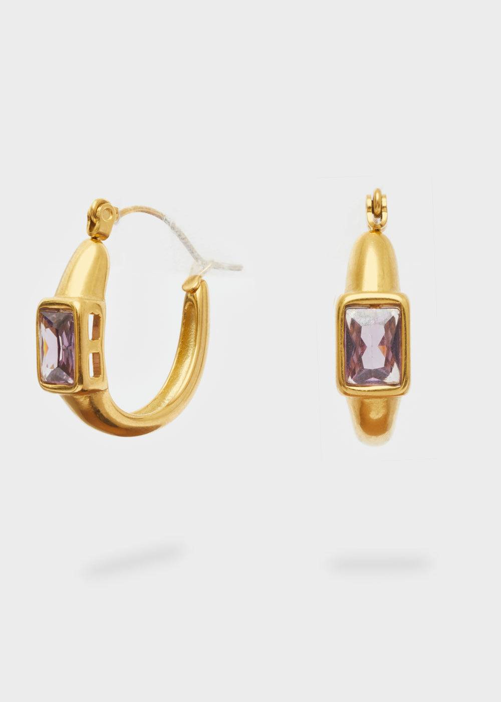 Nalí MILLY HOOP EARRINGS S. STEEL + COLORS Fornitura limitata