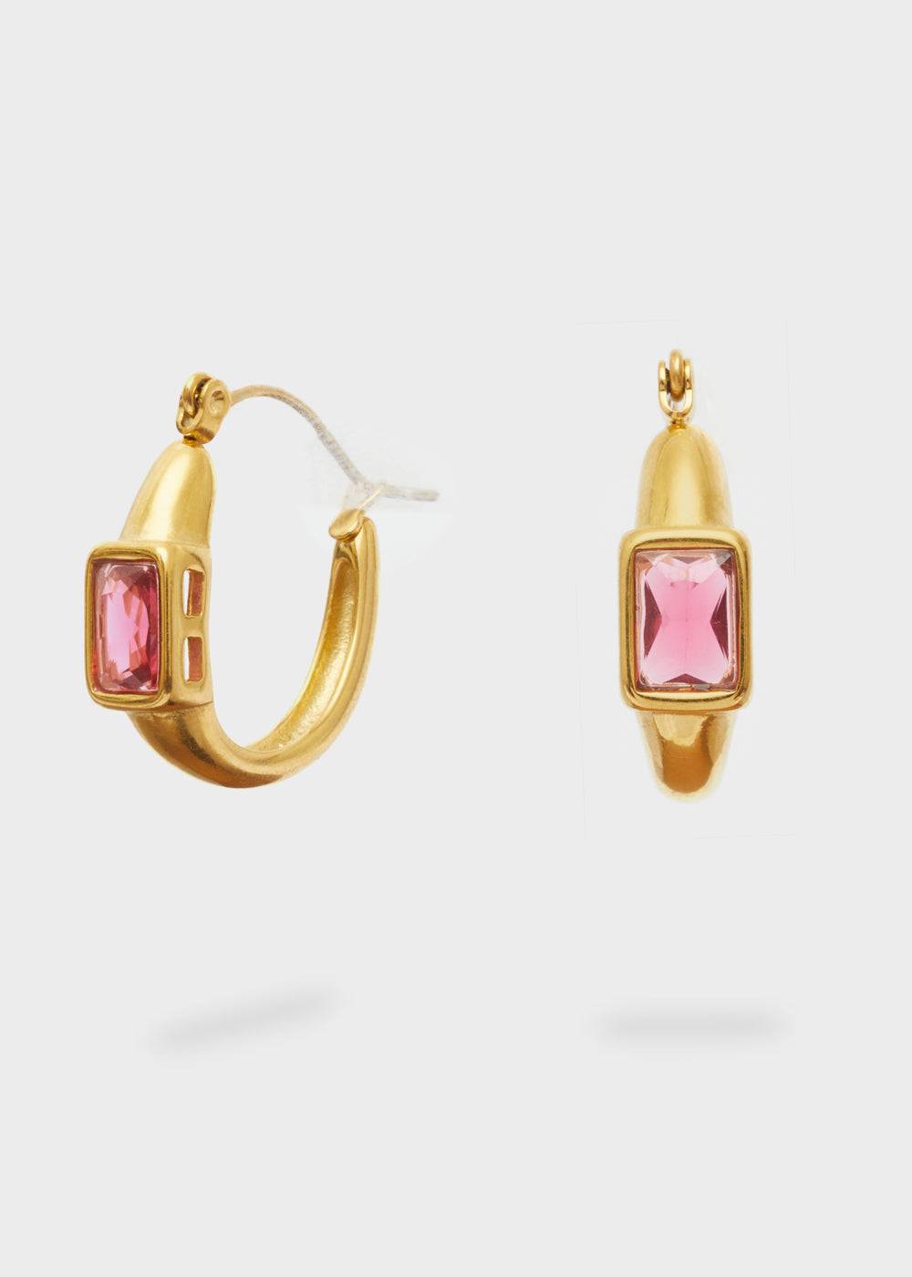 Nalí MILLY HOOP EARRINGS S. STEEL + COLORS Fornitura limitata