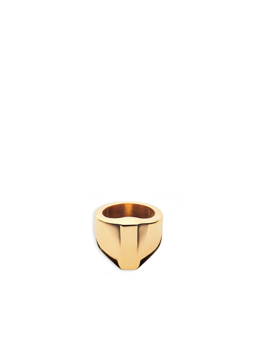 Nalí CHUNKY GOLD RING LETTER SIZE II + LETTERS Vendita