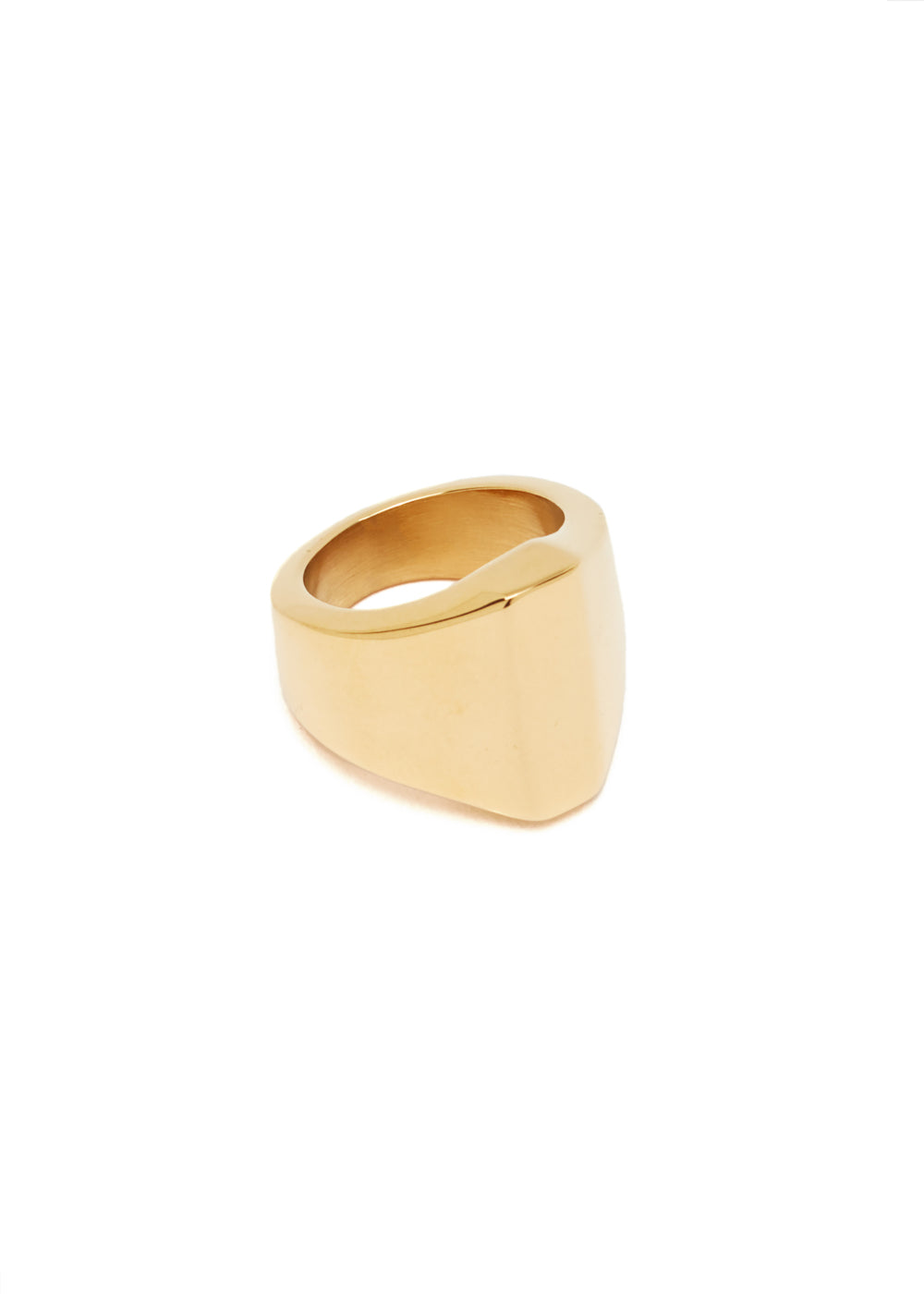Nalí CHUNKY GOLD RING LETTER SIZE II + LETTERS Vendita