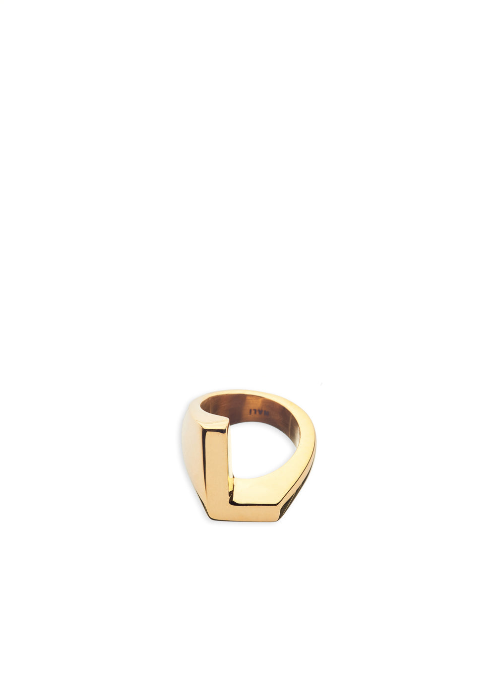 Nalí CHUNKY GOLD RING LETTER SIZE II + LETTERS Vendita