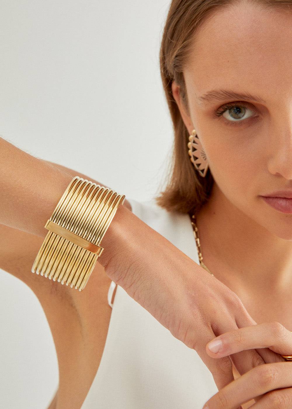 Nalí S. STEEL WIRE BRACELET + COLORS Pezzi Unici