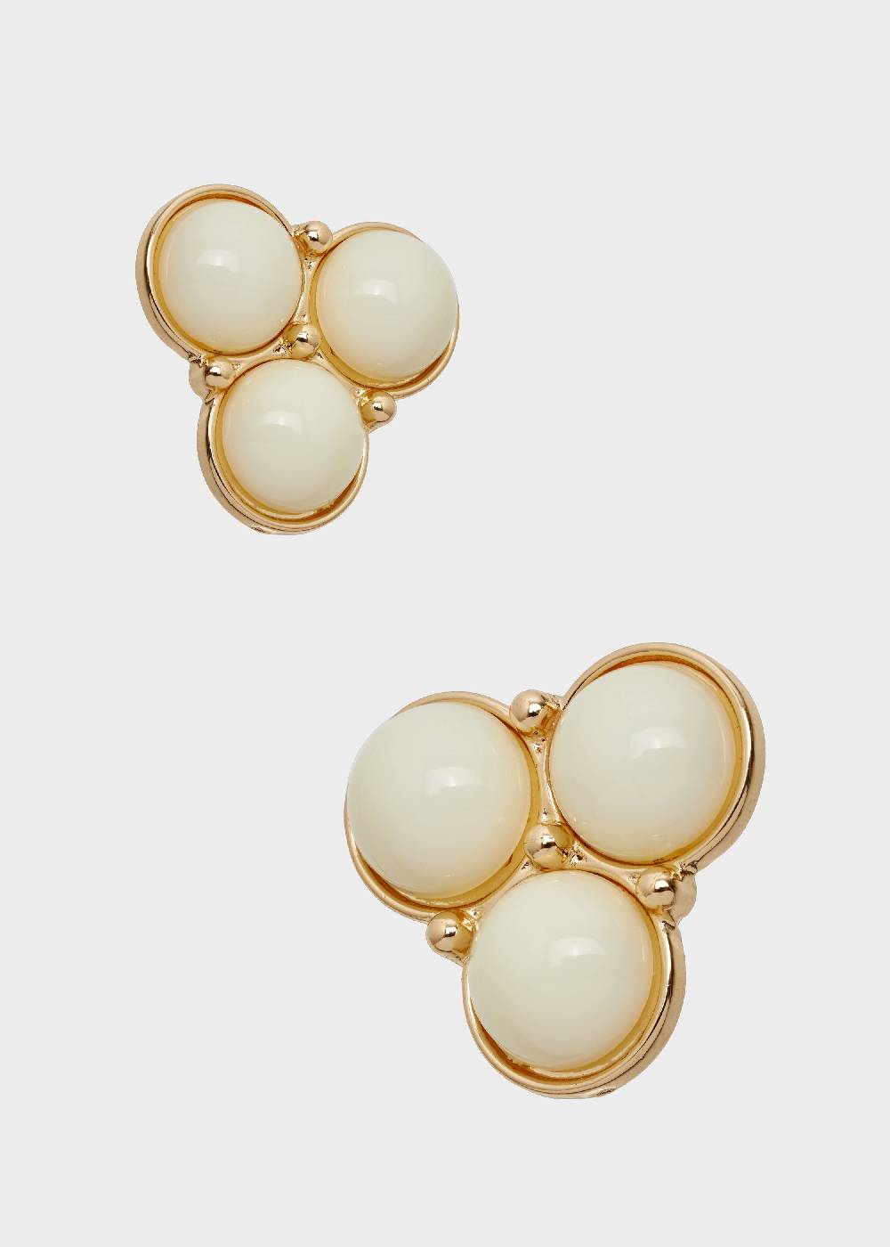 Nalí LIPA EARRINGS IN WHITE RESIN AND GOLD Online