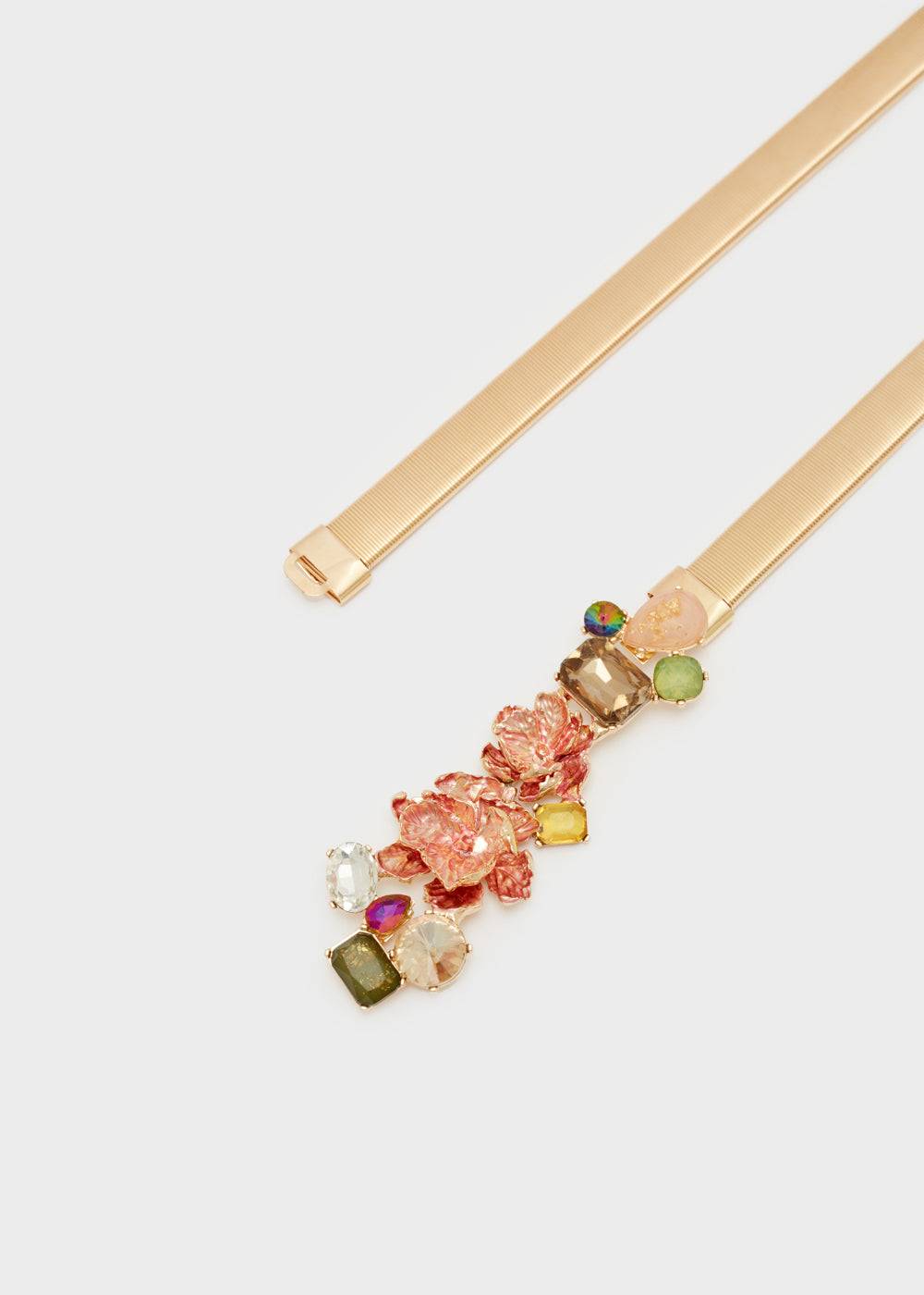 Nalí CARLA ELASTIC BET W/ FLOWERS+ STONE + COLORS Pezzi Unici